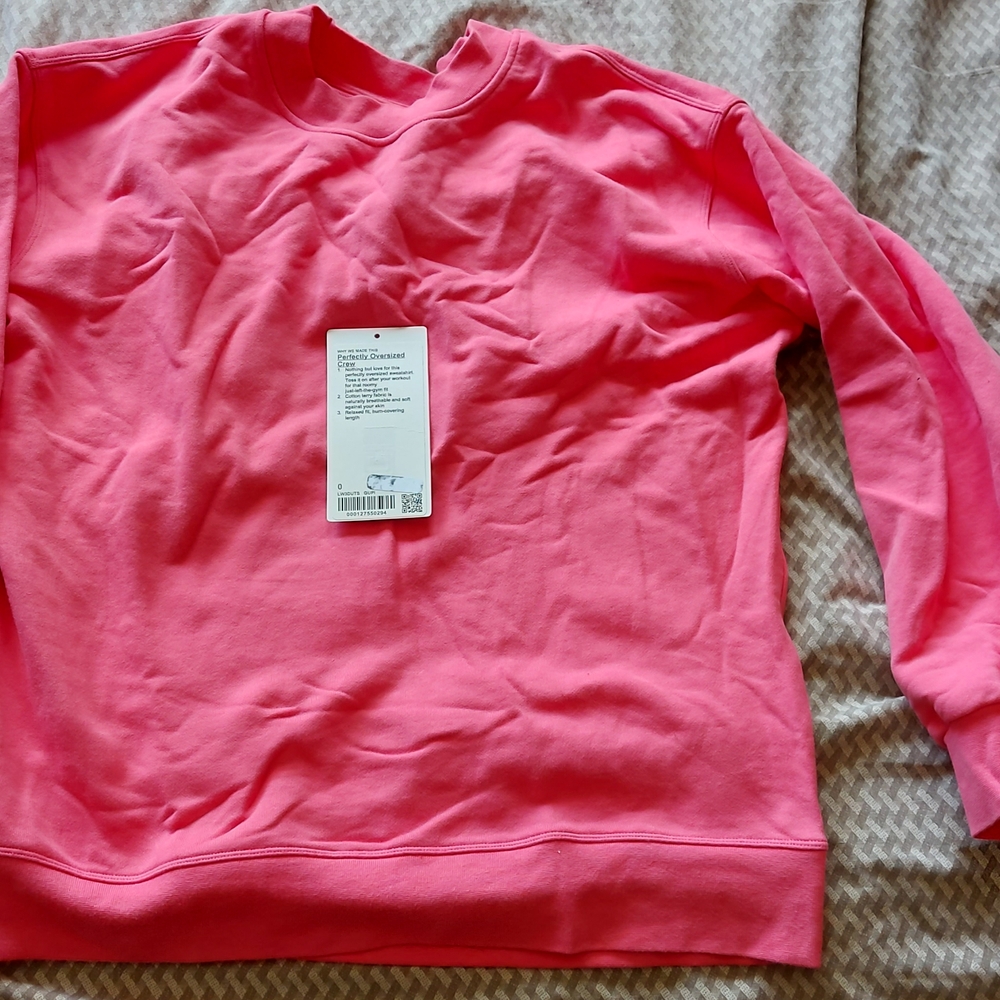 lululemon athletica Guava Pink Oversized Crewneck - Picture 7 of 7
